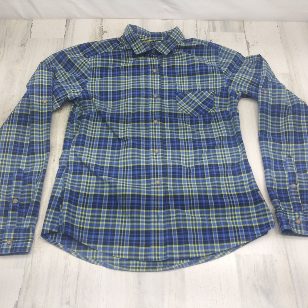 Mountain Hardwear Long Sleeve Outdoor Plaid Shirt Women Small
